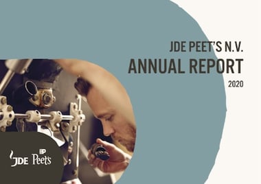 jde peets annual report 2020 cover resized