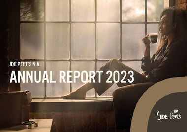 jde peets annual report 2023 cover resized